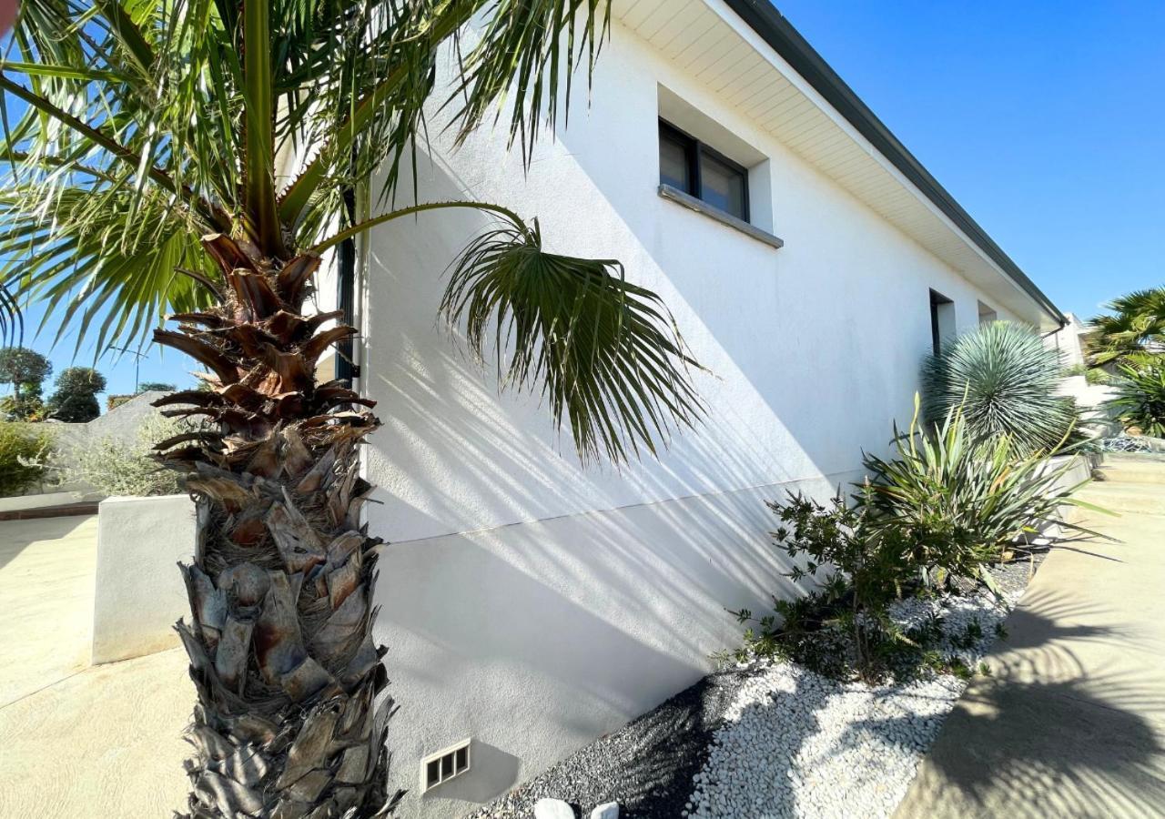 Villa Contemporaine Avec Piscine Chauffee Proche Des Plages Sauvian Dış mekan fotoğraf