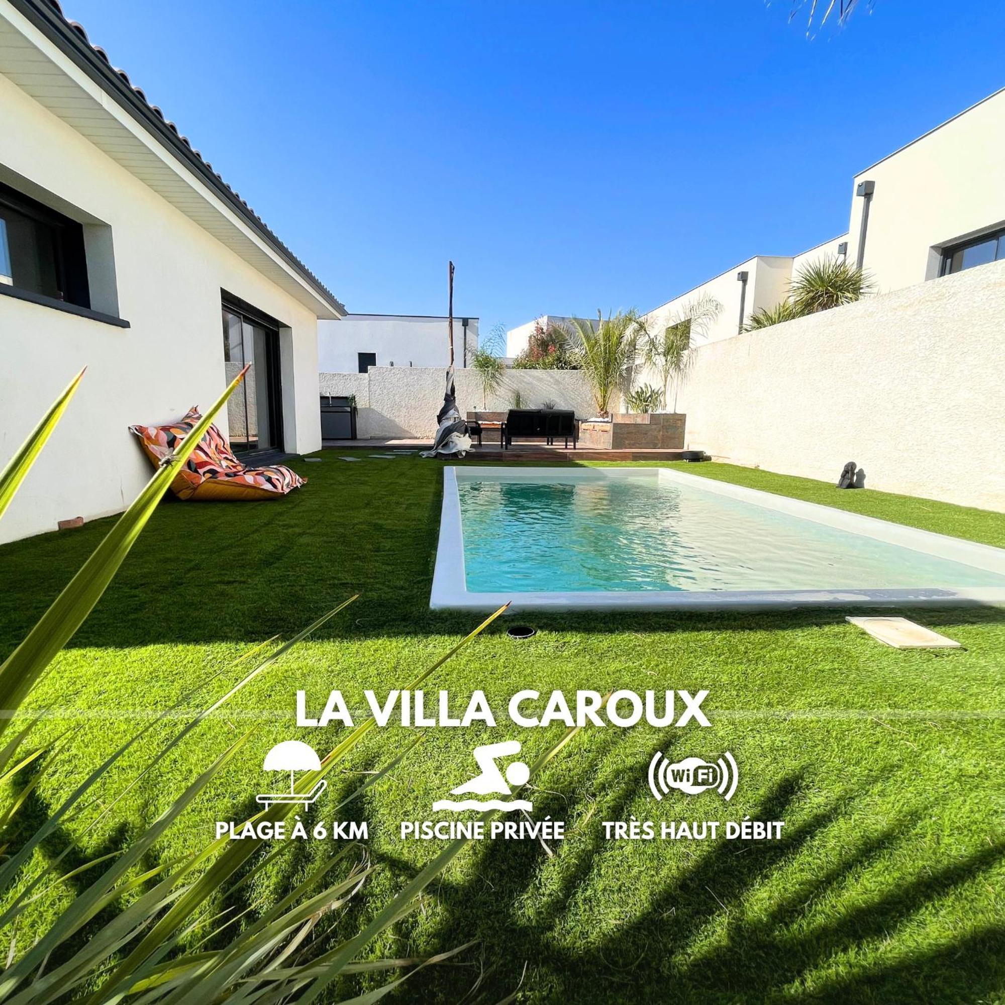 Villa Contemporaine Avec Piscine Chauffee Proche Des Plages Sauvian Dış mekan fotoğraf